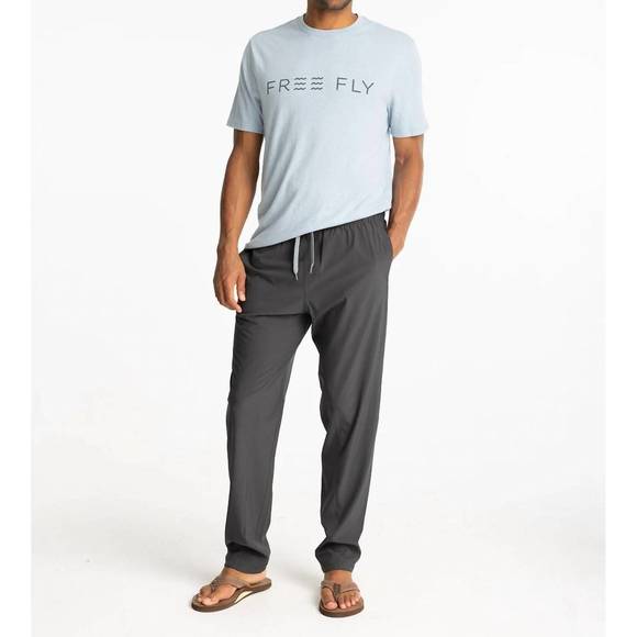 NEW FREE FLY men's breeze pants in black sand - Picture 1 of 5